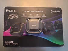 iHome Portable Wireless Bluetooth Speaker Ibt500ccbb 