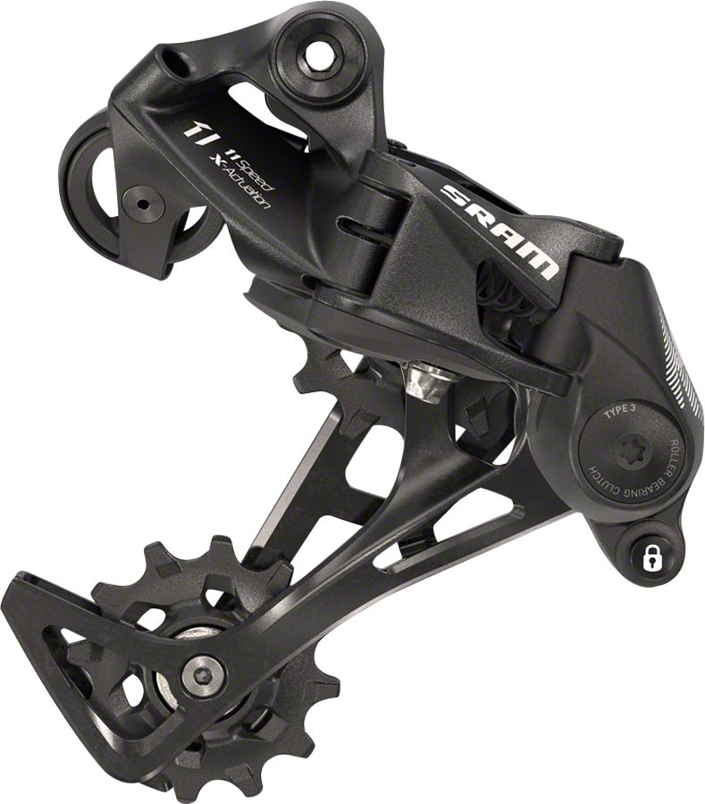 SRAM NX 11-Speed Long Cage Rear Derailleur - Black, 1x MTB, 