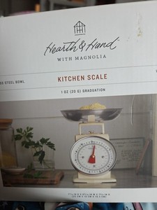 Hearth & and Hand  Magnolia 11 lbs Stainless Steel Kitchen Scale Ivory NEW 2022