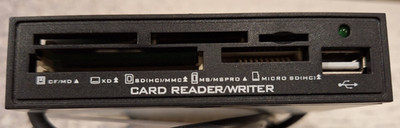 USB 3.0 Cardreader 3.5 Zoll intern Buchse 3.0 SD/MMC, MS, CF, Micro SD, M2 PC
