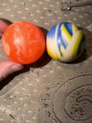Lot of 2 Vintage 1.5'' Bouncy Bouncing Balls
