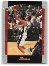 2004-05 Bowman Manu Ginobili #102 San Antonio Spurs