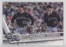 2017 Topps Checklist Limited Edition Trevor Story Nolan Arenado #298 fm0