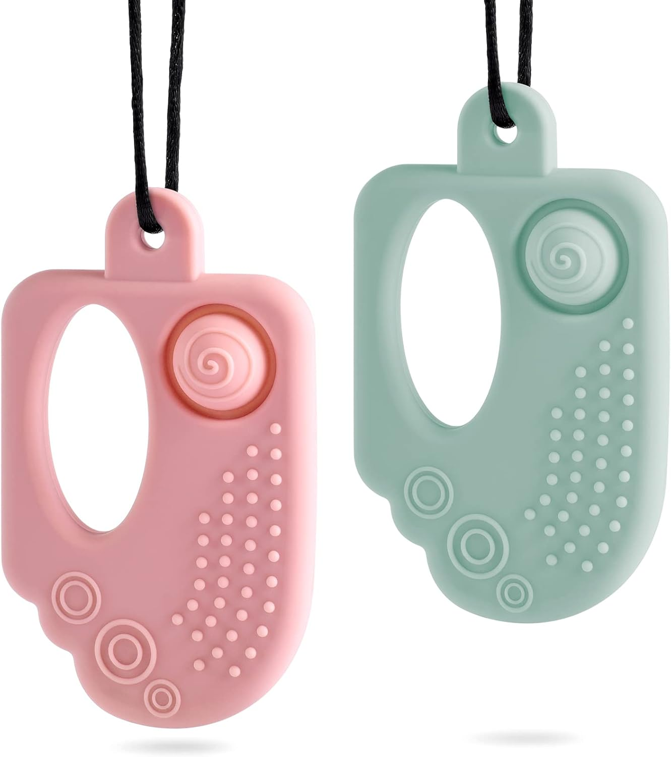 Chew Necklace, Ice Cream POP Chew Toys for Autistic Children, BPA Free Chewy Toy