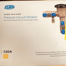 Zurn Wilkins 1-720A 1" 720A Pressure Vacuum Breaker Assembly