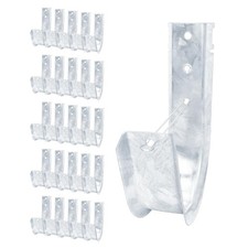 10 Pack 4Inch Cable Support J Hooks Galvanized Steel Wall Mount Retainer Clips