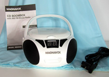 Magnavox MD6924 Portable Top Loading CD Boombox AM/FM Stereo Radio New Open Box