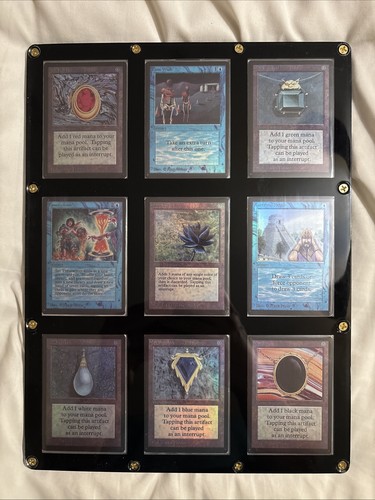 MTG Beta Foil Power 9 Proxies Set Black Lotus  Magic the Gathering Play Test Set