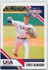 2020 Panini USA Baseball Stars & Stripes #26 Chris McMahon