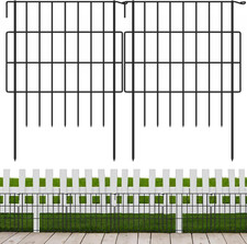 Animal Barrier Fence 17In H X 10.6Ft L , No Dig Decorative Garden Fence with 1.