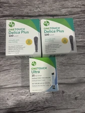 One Touch Ultra 25 Strips / One Touch Delica Plus / Onetouch