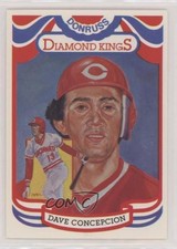 1984 Donruss Diamond Kings Dave Concepcion (Perez-Steele on Back) #2 1my2