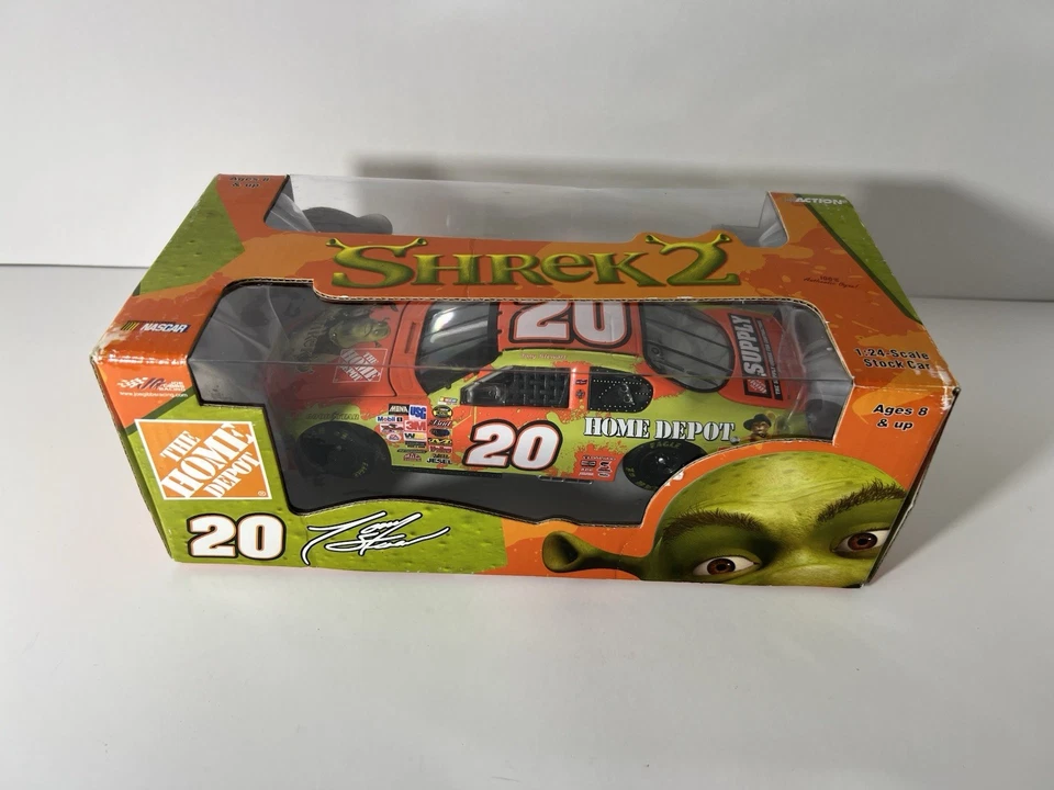Action Tony Stewart #20 Depot Shrek 2 Monte Carlo Diecast 1:24 NASCAR 2004 D6 - Image 2 of 4