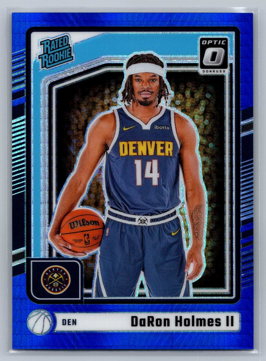 DaRon Holmes II 2024-25 Optic Rated Rookie Hyper Blue /175 #262