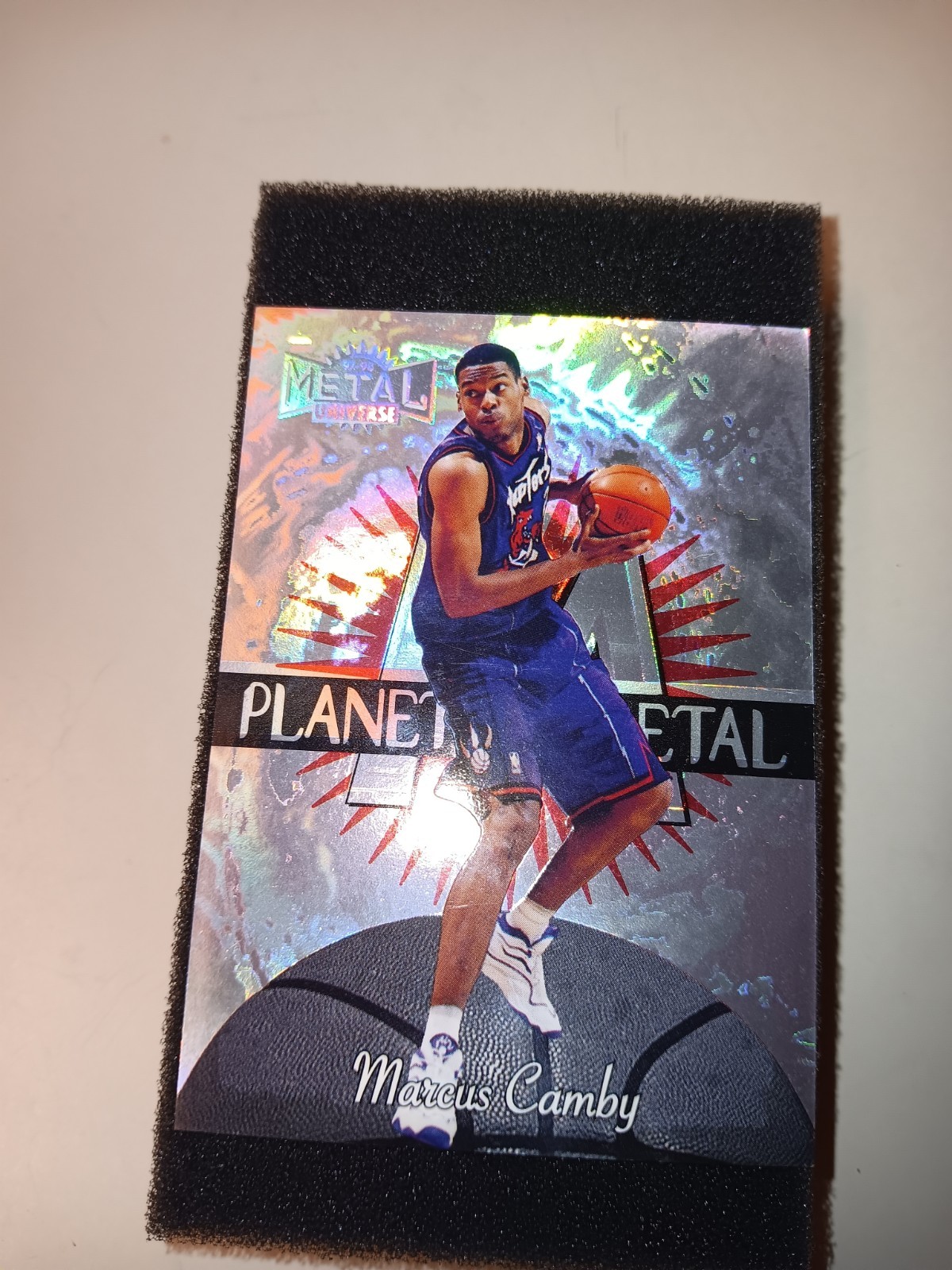 Marcus Camby 1997-1998 Metal Universe Basketball Planet Metal 6 PM Clean!