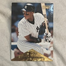 Pinnacle 1996 Darryl Strawberry card #43 New York Yankees Base Set