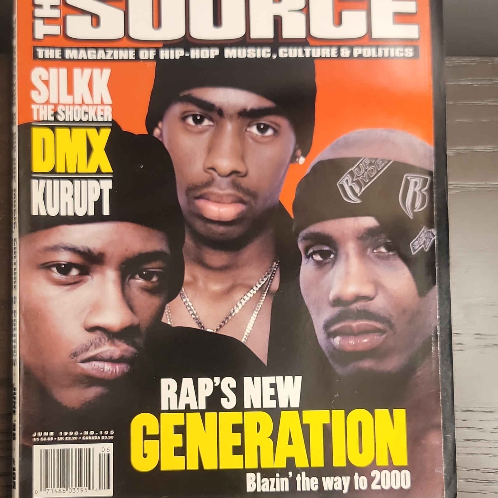 The Source Magazine June 1998 Issue 105 DMX Silkk The Shocker Hip Hop Music