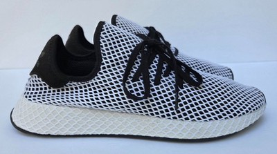 NEW - Adidas Deerupt Runner - Mens Size 14 - Black / White - CQ2626 - RARE
