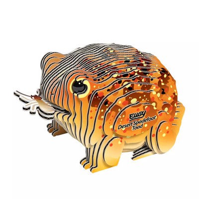 9421036940381 Eko Układanka figurka z kartonu 3D Eugy - Ropucha Pustynna bez mar