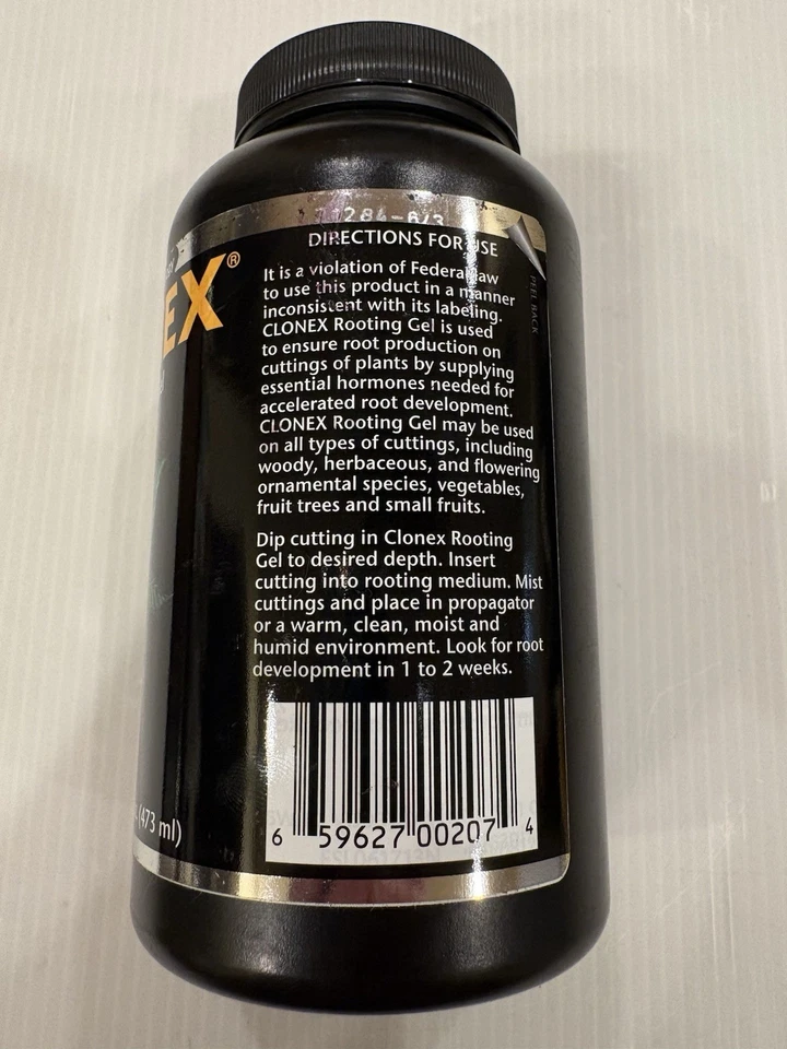 Gel enraizador Clonex 32 fl oz 473 ml nuevo y sellado Foto 3 de 3
