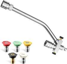 Foam Cannon Dual-Connector Accessory,1/4" Quick Connect Dual Pressure Washer Noz