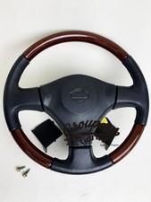 Jdm Nissan Oem Presage U30 Wood Leather Steering Wheel K11 S15 Skyline R34 Er34