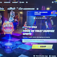 Fortnite Trick or Treat Vampire Sprite Lvl 1