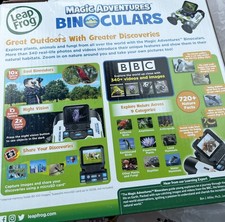 Leap frog binoculars 10x Optical Zoom With Built-in Camera