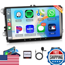 4Core 2G64G 9 Inch Android Car Stereo Radio Carplay For Vw Passat Jetta Tiguan