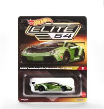 Hot Wheels Elite 64 LBWK Lamborghini Aventador LP7004 Grün Pre-Sale!