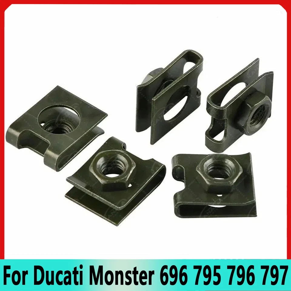 1Sets For Ducati Monster 696 795 796 797 CNC Fairing Fastener Screws Bolts Kit Foto 3 de 4