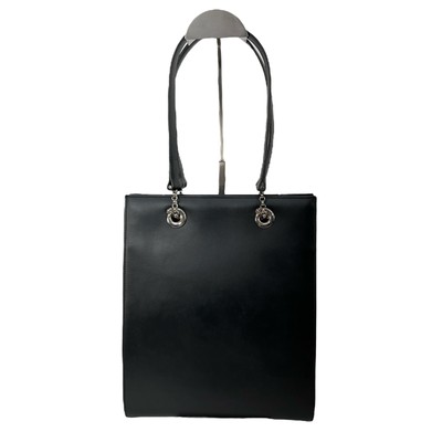 Cartier Panthère Black Leather Tote Bag with Leopard Lining