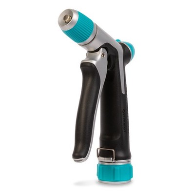 Heavy Duty Front Control Garden Hose Nozzle with Adjustable Spray Pattern, Wa...