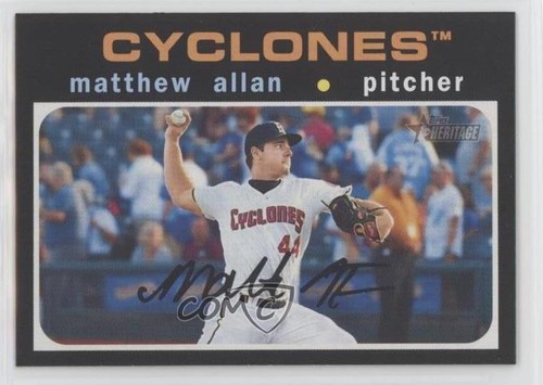 Matthew Allen Card Collection 2020 Topps Heritage Minor League Edition Matthew Allan #85 | eBay