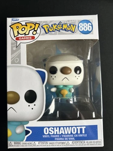 Funko Pop! Games Pokemon OSHAWOTT Vinyl Figure #886 Clean Box!