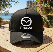 Mazda Embroidered Trucker Hat Snapback Adjustable Cap