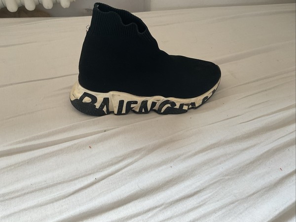 Balenciaga Wmns Speed Sneaker ‘Midsole Graffiti – Black White’ Grösse 37