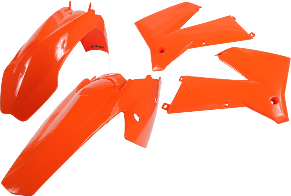 Acerbis Orange Plastic Kit 4-Piece Fits KTM 2041030206