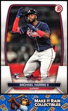 Michael Harris II 2023 Bowman #76 Atlanta Braves Rookie RC