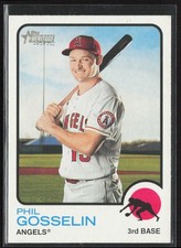 2022 Topps Heritage Phil Gosselin Los Angeles Angels #345