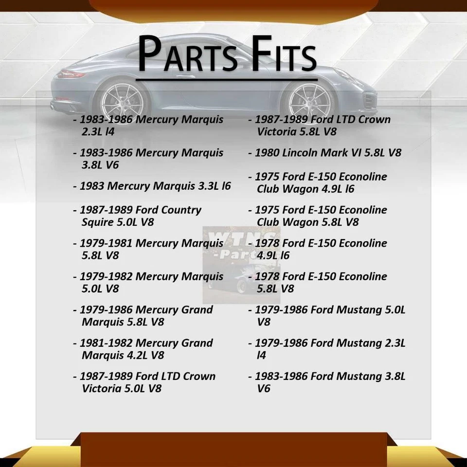 Se adapta a Ford E-150 Econoline 1978 GMB eje trasero todas las juntas junta universal Foto 3 de 4