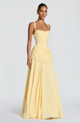 babyboo gold dress Melania Maxi Dress