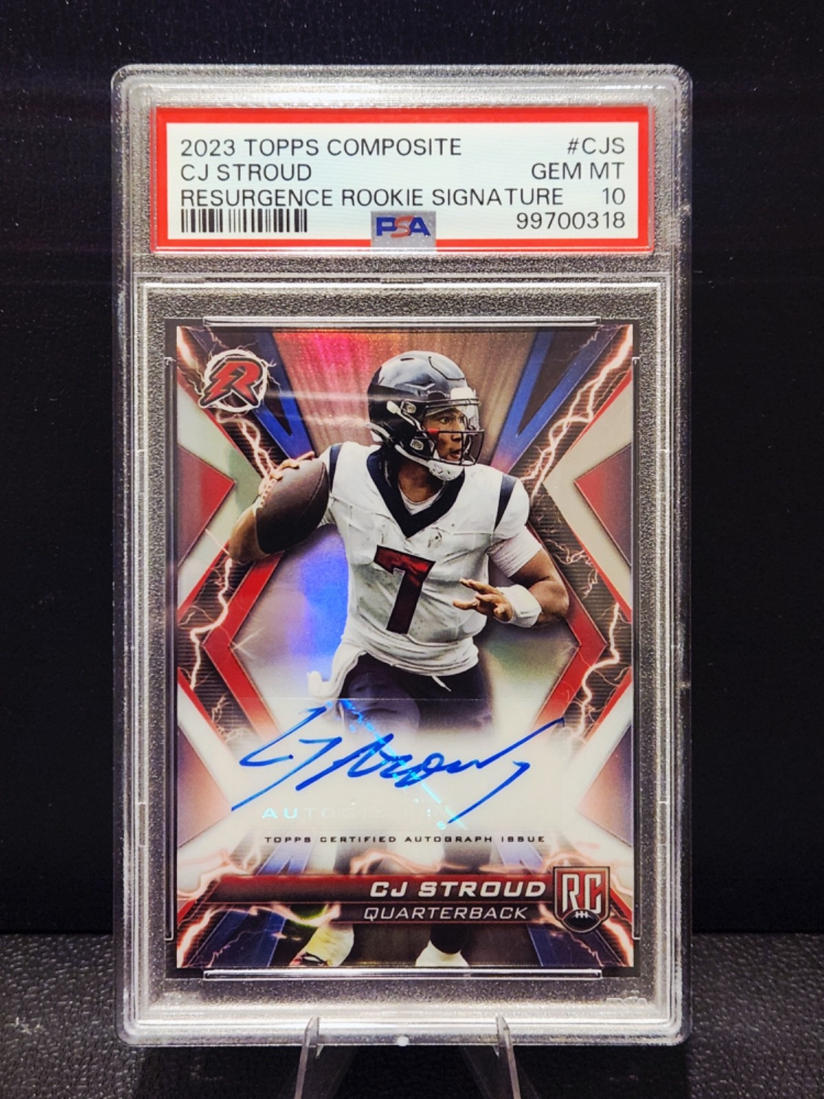 2023 Topps Composite Resurgence Rookie Auto C.J. Stroud #RRS-CJS (AU, RC) PSA 10
