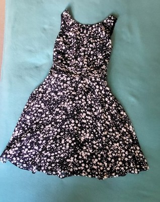 Esprit  Sommerkleid 36 blau  gemustert