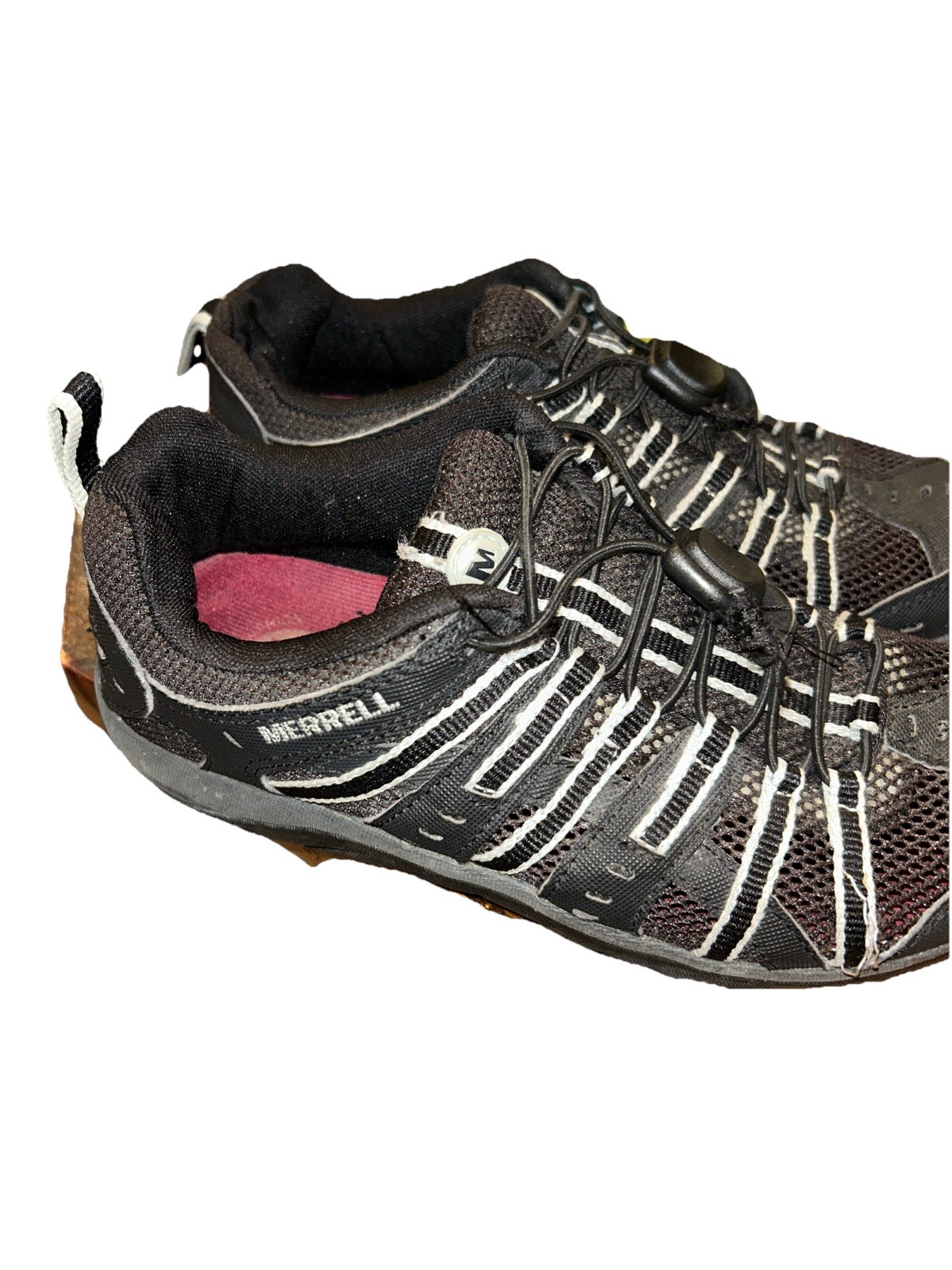 Sneakers donna Merrell blu trail hiking con rete misurata come taglia A 7