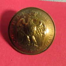 Bouton  à l'aigle* Garde Impériale  Napoléon III  23mm TW&W Paris