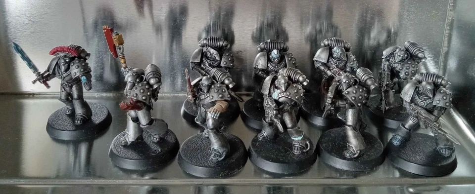 Painted Chaos Space Marine Steel Phantoms Army Undead Heretics - Image 2 of 4