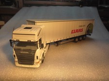 Scania Sattelzug Schiebeplanenauflieger 'CLAAS' 1:50 Universal Hobbies neu OVP