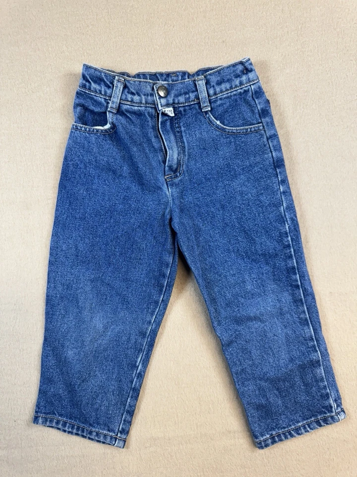 Jeans Vintage Años 90 Baby Guess Talla 2Y Azul Denim Años 90 Niños Niñas Foto 4 de 4