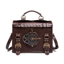 Nuevo Bolso de Mano para Damas Steampunk Estilo Retro Damas Moda Bolso Bandolera de Hombro